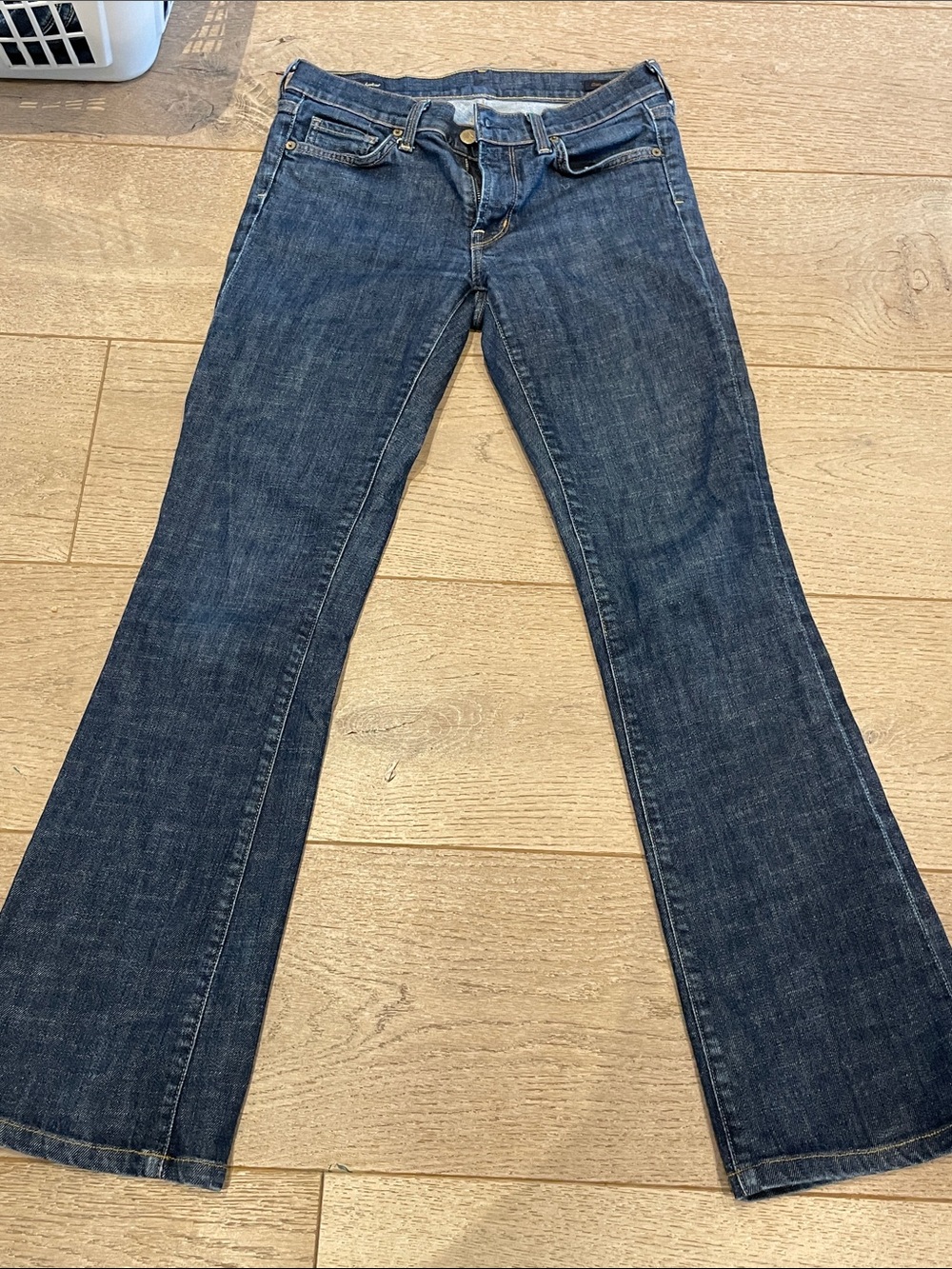 Citizens Of Humanity Dark Indigo Flare Jeans